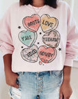 Valentine Candy Western Graphic Sweatshirt