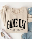 Here For the Snacks Game Day Sweatshirt