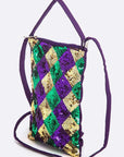 Mardi Gras Sequins Tote