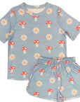 Miss Sparkling | Novelty Printed Waffle Shorts Set