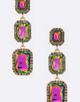 Crystal Drop Statement Earrings