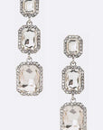 Crystal Drop Statement Earrings