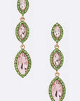 Crystal Drop Statement Earrings