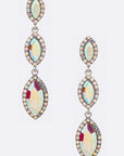 Crystal Drop Statement Earrings