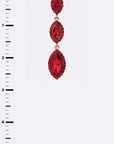 Crystal Drop Statement Earrings