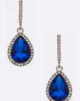 Crystal Pearshape Iconic Earrings