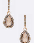 Crystal Pearshape Iconic Earrings