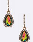 Crystal Pearshape Iconic Earrings