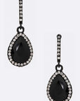 Crystal Pearshape Iconic Earrings