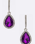 Crystal Pearshape Iconic Earrings