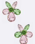 Crystal Flower Iconic Earrings