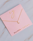 Understated Beauty Initial Necklace