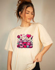 Love Valentine Drinks Graphic Tee