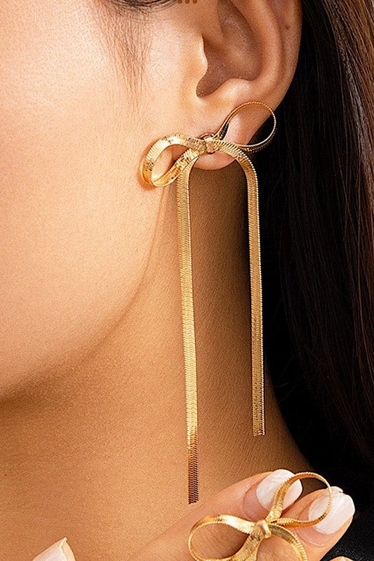 Miss Sparkling Bow earrings