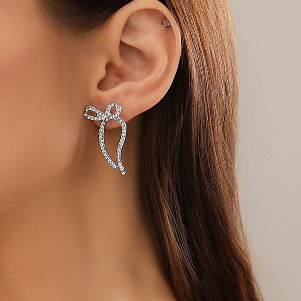 Miss Sparkling Bow earrings