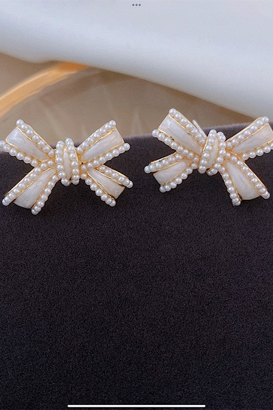 Miss Sparkling Bow earrings
