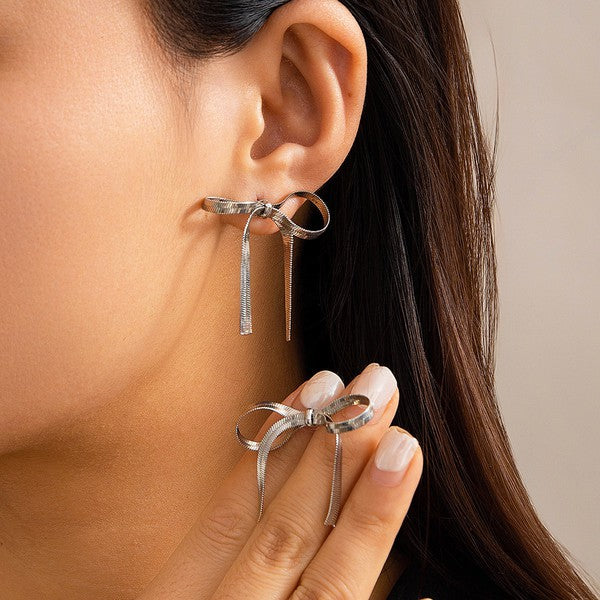 Miss Sparkling Bow earrings