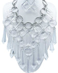 Acrylic Chandelier Statement Necklace Set