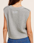 La Miel Slouchy Cropped Extended Sleeve Sweater Top