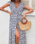 Floral V-neck Dress