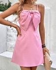 Bow Spaghetti Strap Dress