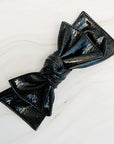 Patent Double Bow Hair Clip