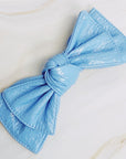 Patent Double Bow Hair Clip