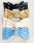 Patent Double Bow Hair Clip