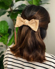 Patent Double Bow Hair Clip