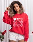 Nine Heart Valentine Sweatshirt