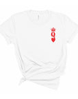 Queen of Hearts Valentine Graphic Tee