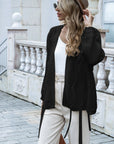 Hope Horizon Black Essence Batwing Sleeve Open Front Cardigan