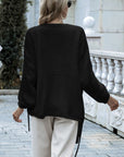 Hope Horizon Black Essence Batwing Sleeve Open Front Cardigan