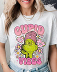 Cupid Vibes Short Sleeve Graphic Tee Valentines