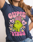 Cupid Vibes Short Sleeve Graphic Tee Valentines