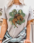 Lucky Bronco St. Patrick's Day Unisex Short Sleeve Graphic Tee