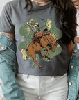 Lucky Bronco St. Patrick's Day Unisex Short Sleeve Graphic Tee