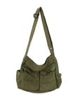 Nova Oversize Canvas Messenger Bag