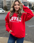 Loved John 3-16 Red Sweatshirt