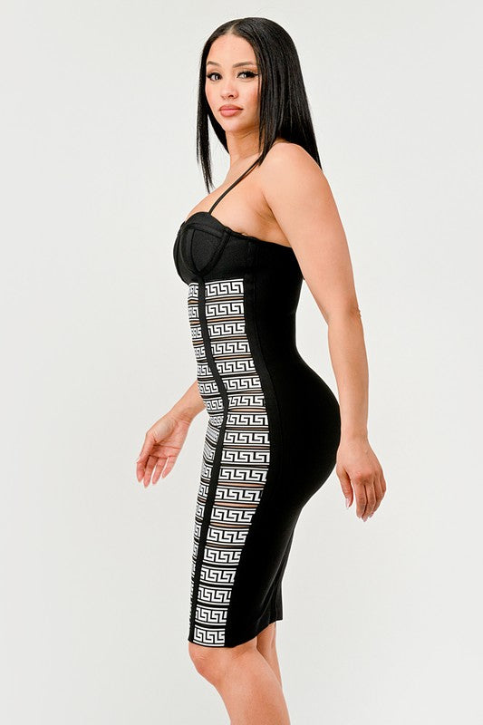 Athina Maze Enigma Bodycon Dress