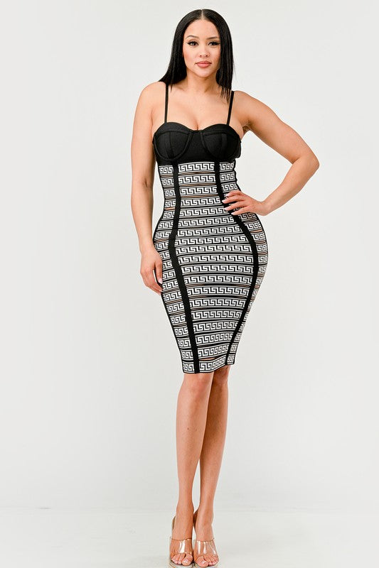 Athina Maze Enigma Bodycon Dress