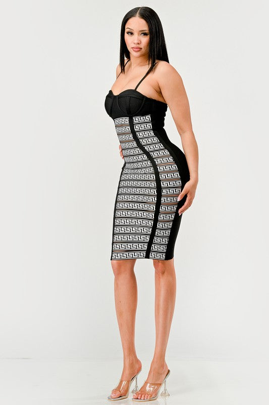 Athina Maze Enigma Bodycon Dress