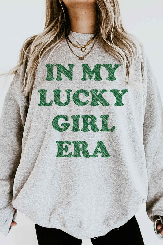 In My Lucky Girl Era St Patrick Graphic Sweatshirt