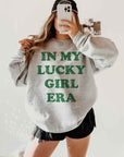 In My Lucky Girl Era St Patrick Graphic Sweatshirt