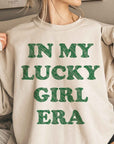 In My Lucky Girl Era St. Patrick's Oversized Sweatshirt