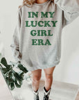 In My Lucky Girl Era St. Patrick's Oversized Sweatshirt