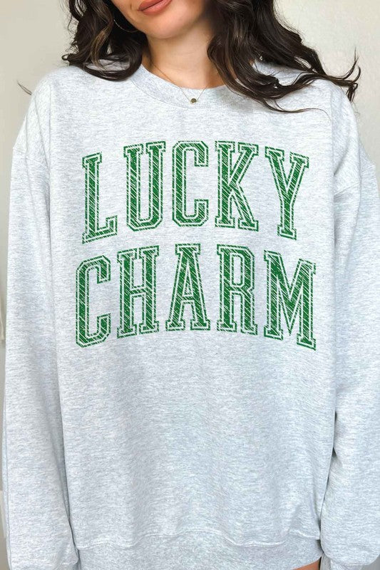 Lucky Charm St Patrick&#39;s Graphic Sweatshirt