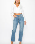 Artemis Vintage Tummy Control High Rise Straight Jeans