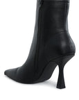 Farnak Pleather Pointed Toe Ankle Boots