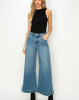 Artemis Vintage High Rise Crop Palazzo Jeans